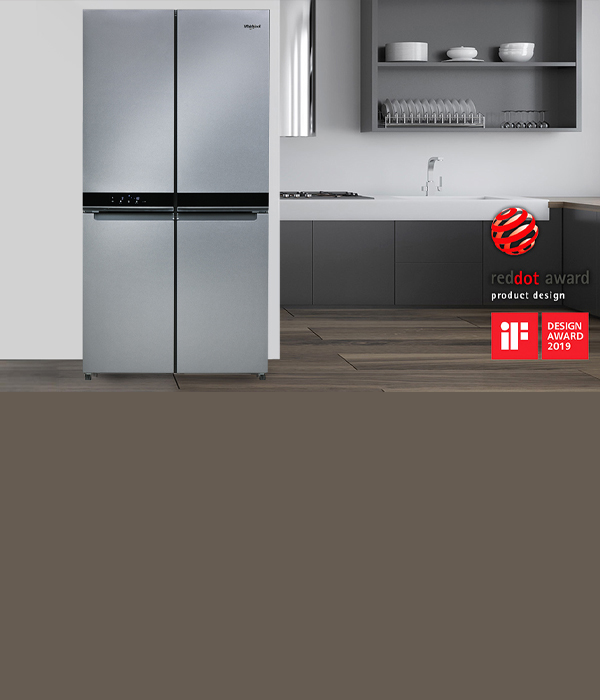 whirlpool top mount fridge
