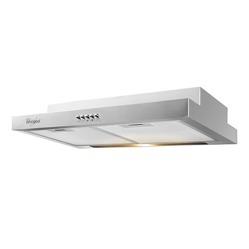 Hotte Inclinée 90cm Whirlpool (AKR808/1BG) - Eclairage LED - Kit-M