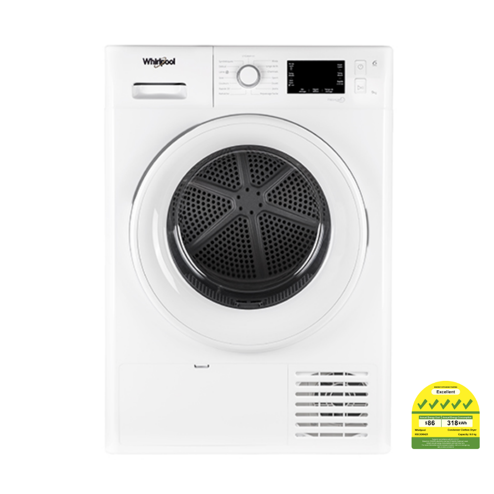 Freshcare+ 9kg Heat Pump Dryer - Whirlpool Singapore