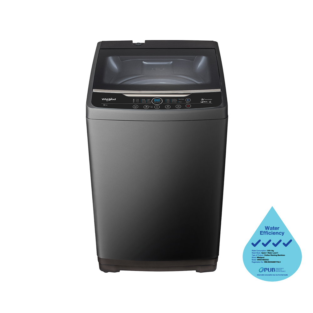 10.0 kg StainClean Direct Drive Top Load Washer - Whirlpool Singapore